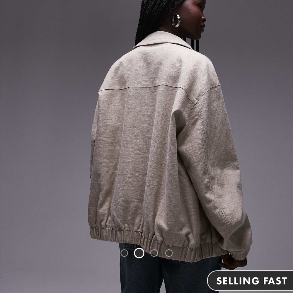 Gray Oversized Jacket